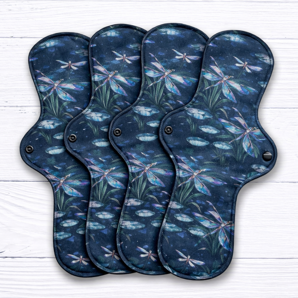 Amie Active Dragonfly Single Absorbency Reusable Pad Starter Set