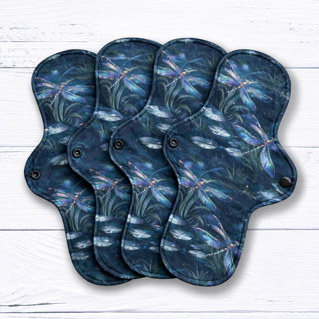 Amie Active Dragonfly Single Absorbency Reusable Pad Starter Set