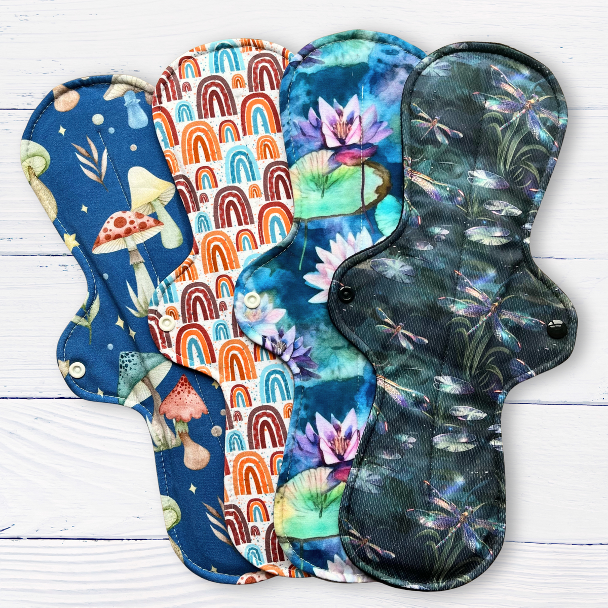 New Prints Reusable Pads Sampler Sets