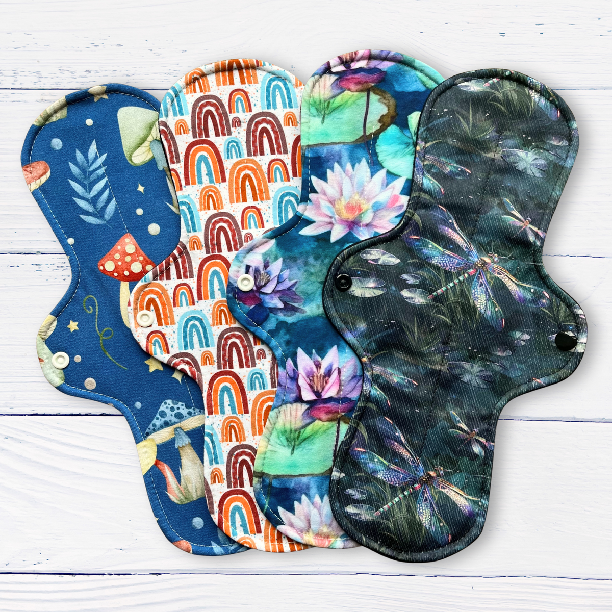 New Prints Reusable Pads Sampler Sets