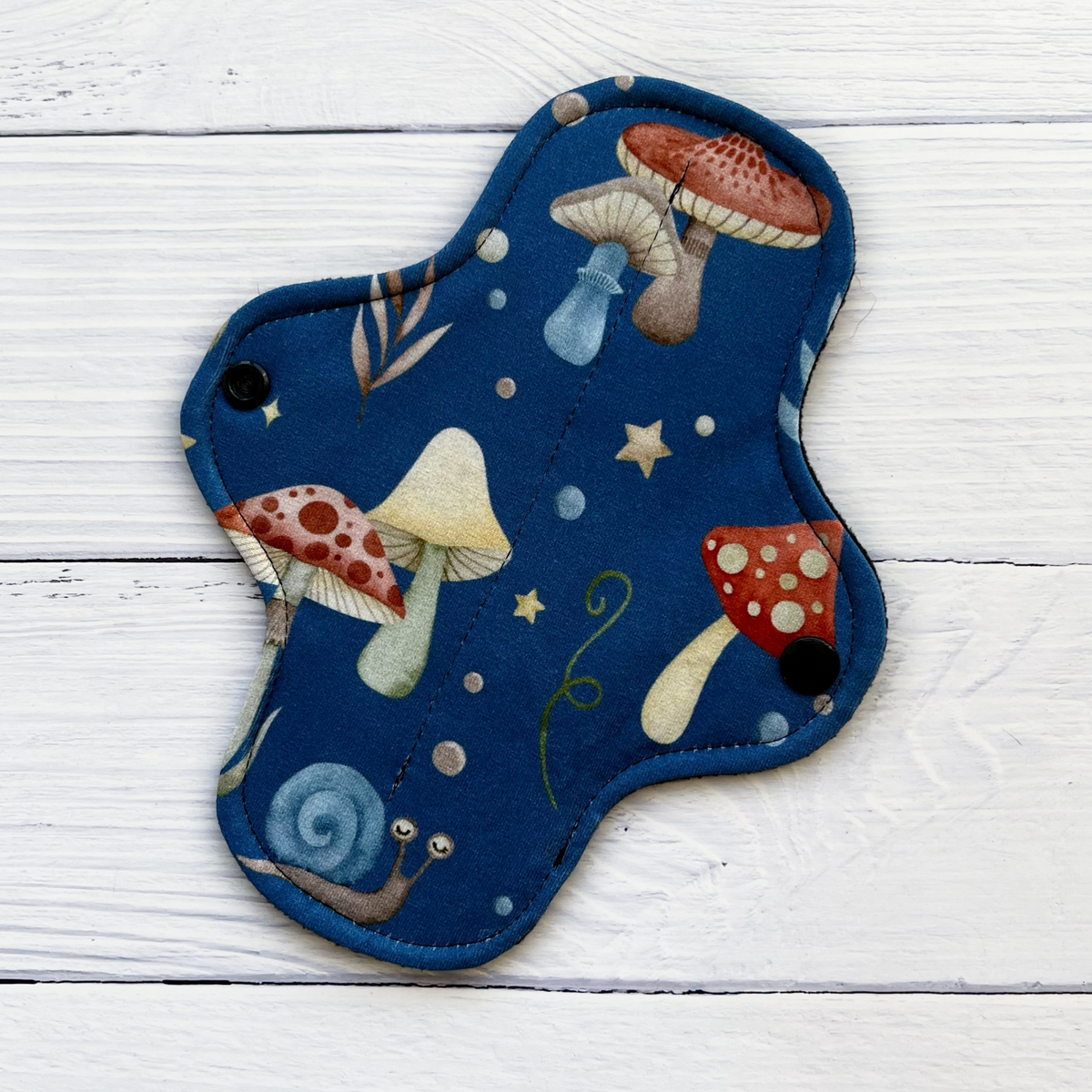 Light Absorbency Reusable Pads: Moody Mushroom