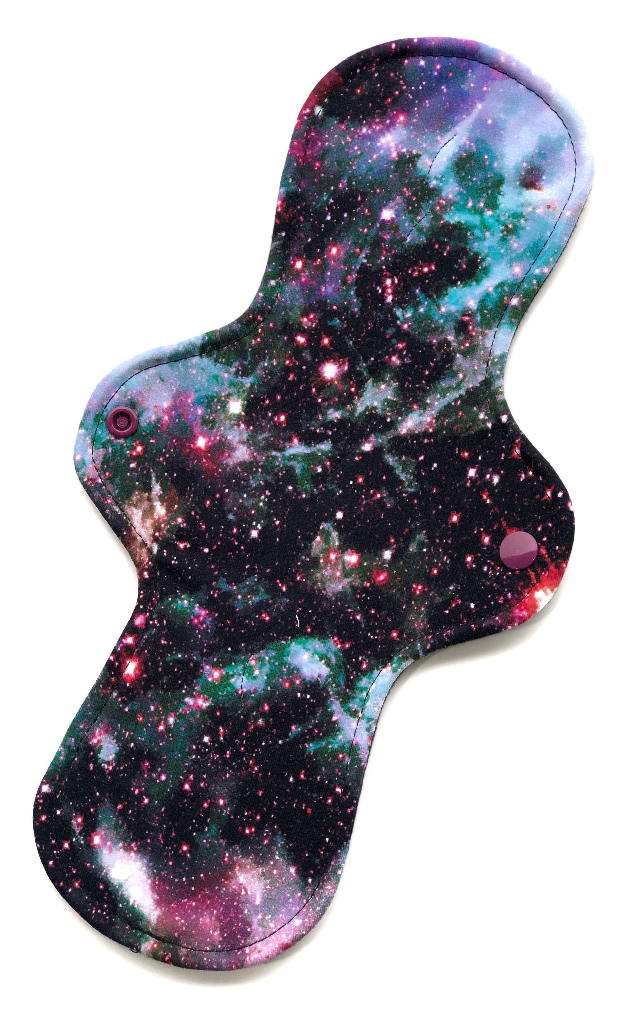 Heavy Absorbency Reusable Pads: Marble Galaxy - Amie Pads