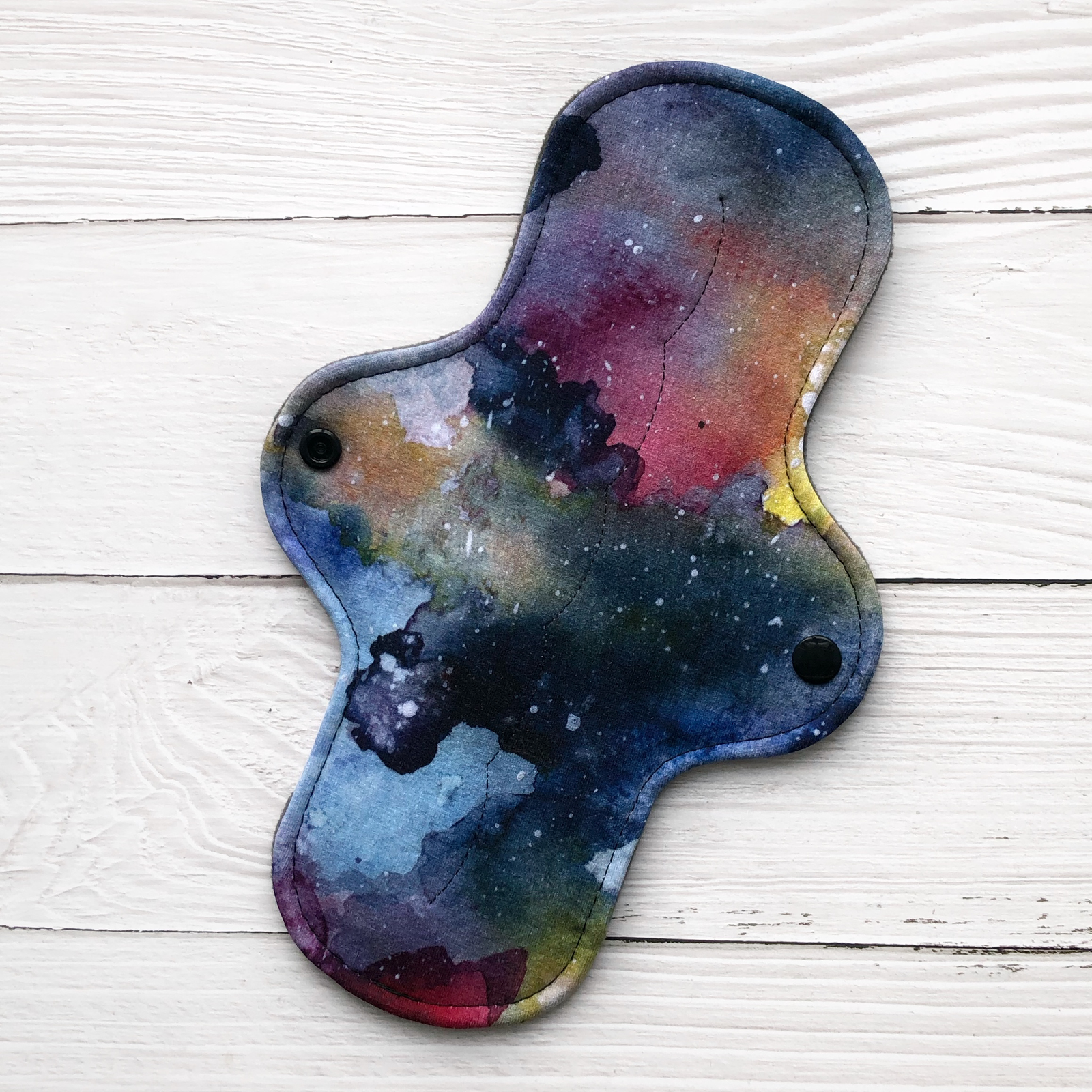 Moderate Absorbency Reusable Pads: Watercolour Galaxy - Amie Pads