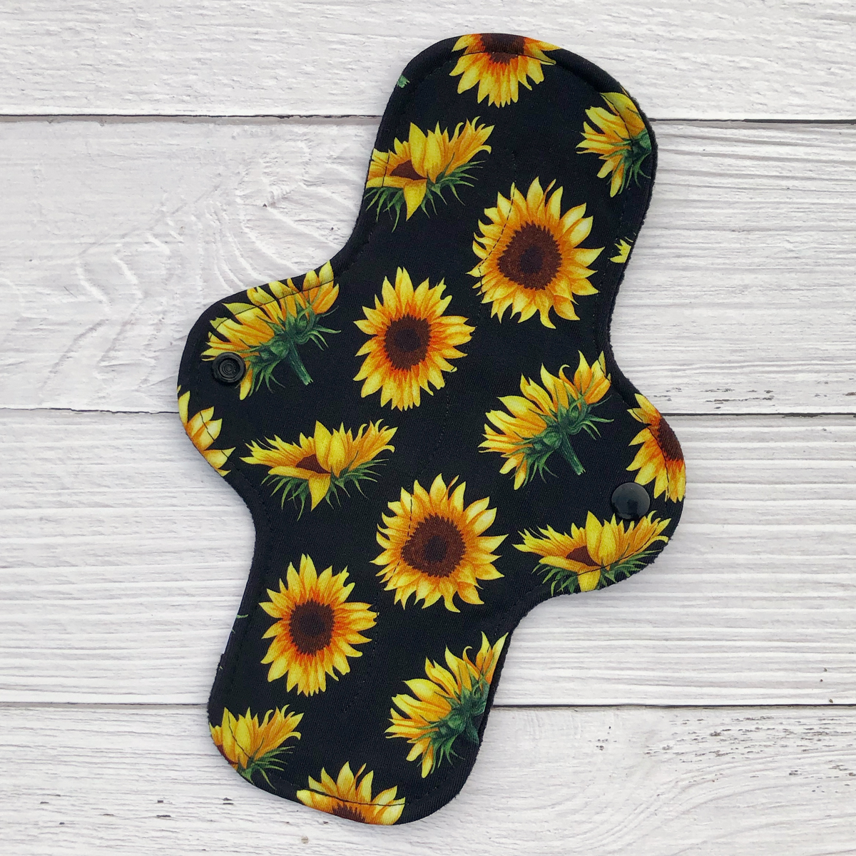 Moderate Absorbency Reusable Pads: Sunflower