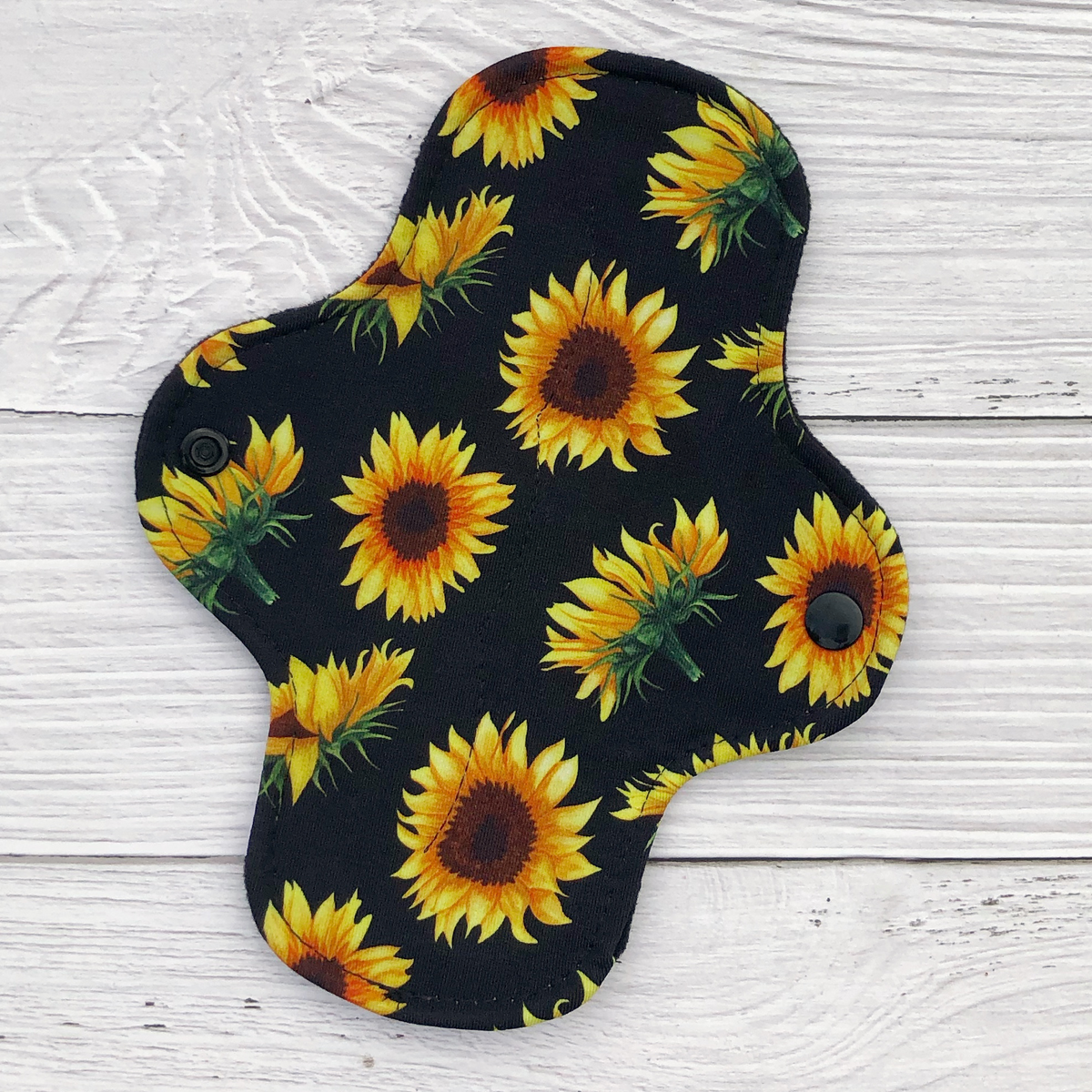Light Absorbency Reusable Menstrual Pads: Sunflower