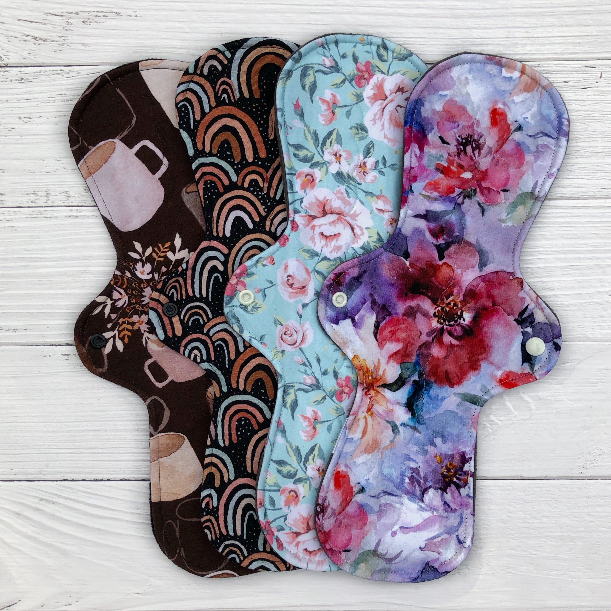 Reusable Cloth Panty Liners Meadow Flowers Menstrual Pads Sanitary Towels  Washable CSP 