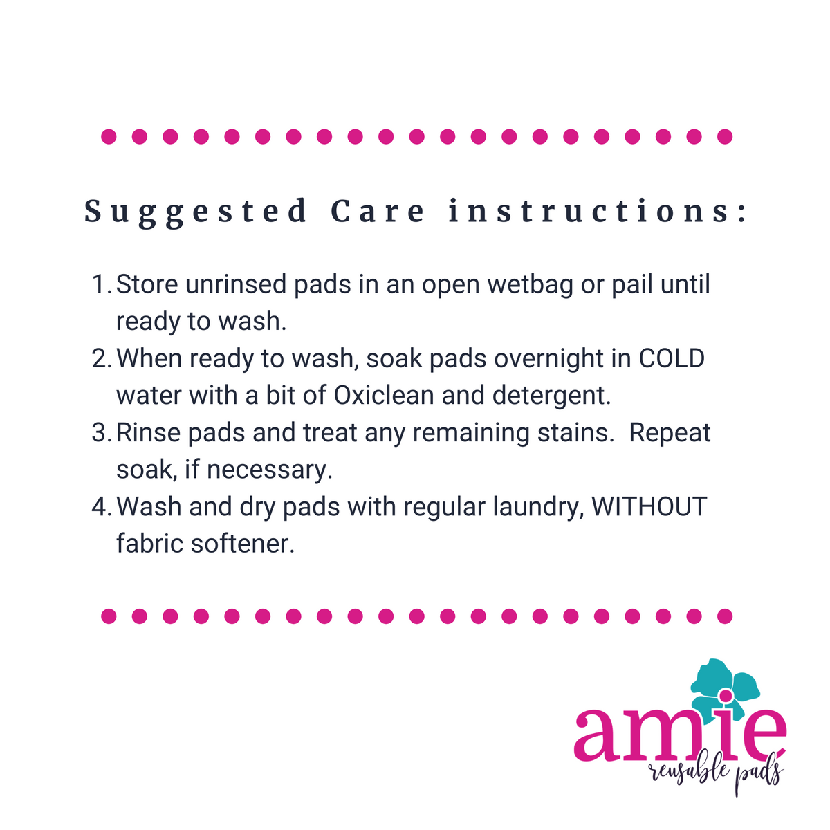 September 2020 Reusable Monthly: Pad Academy - Amie Pads