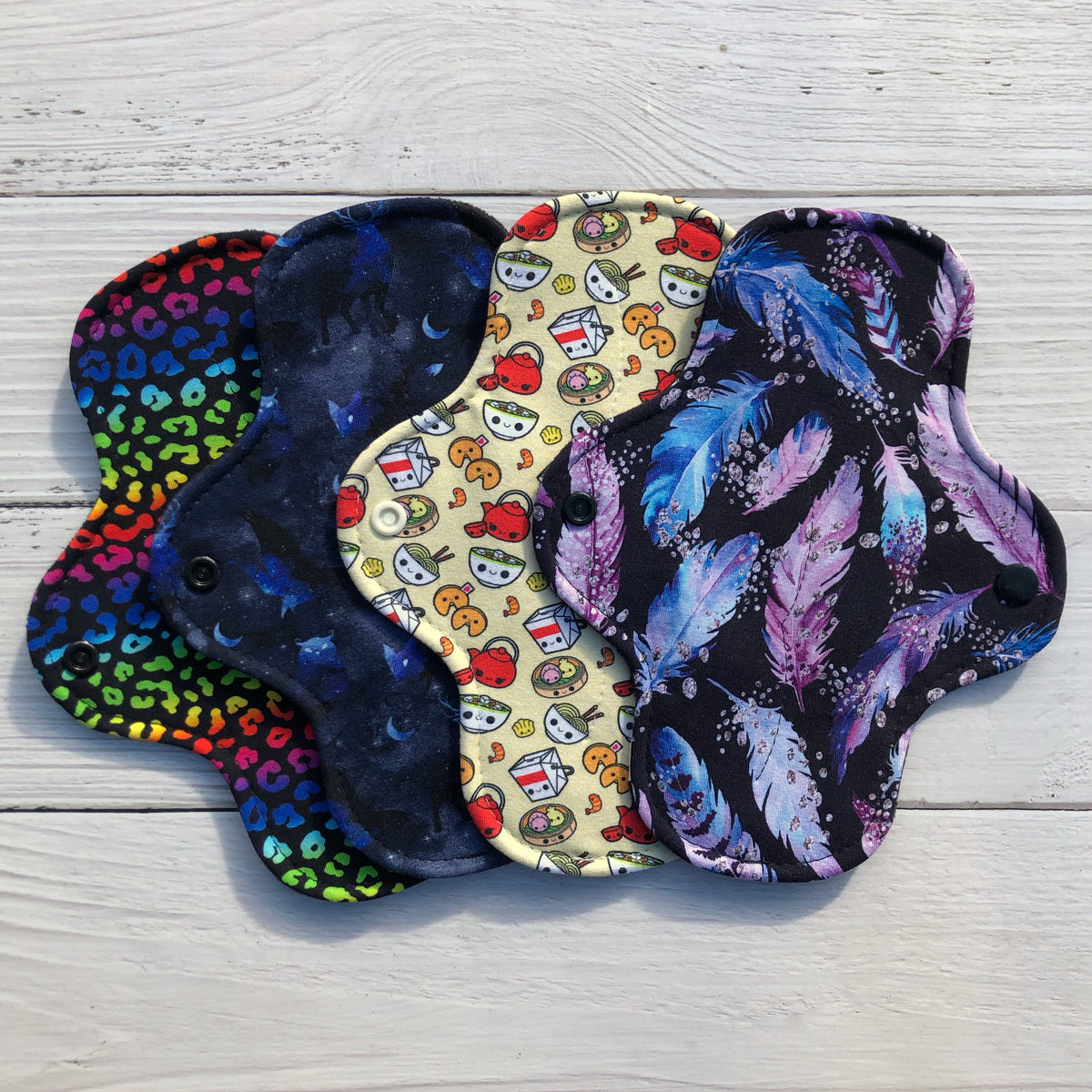 Single Absorbency Reusable Pad Starter Sets - Amie Pads