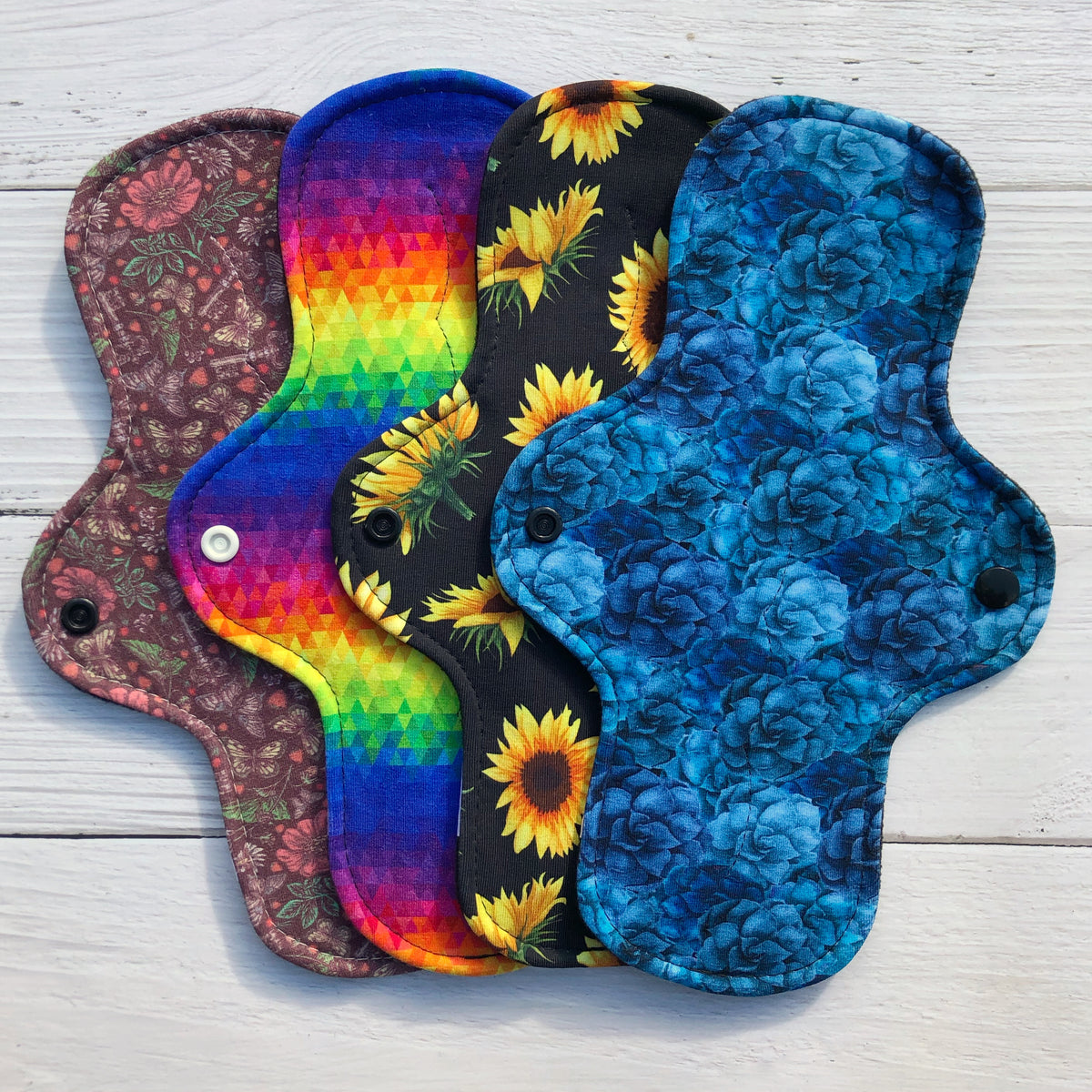 Single Absorbency Reusable Pad Starter Sets - Amie Pads